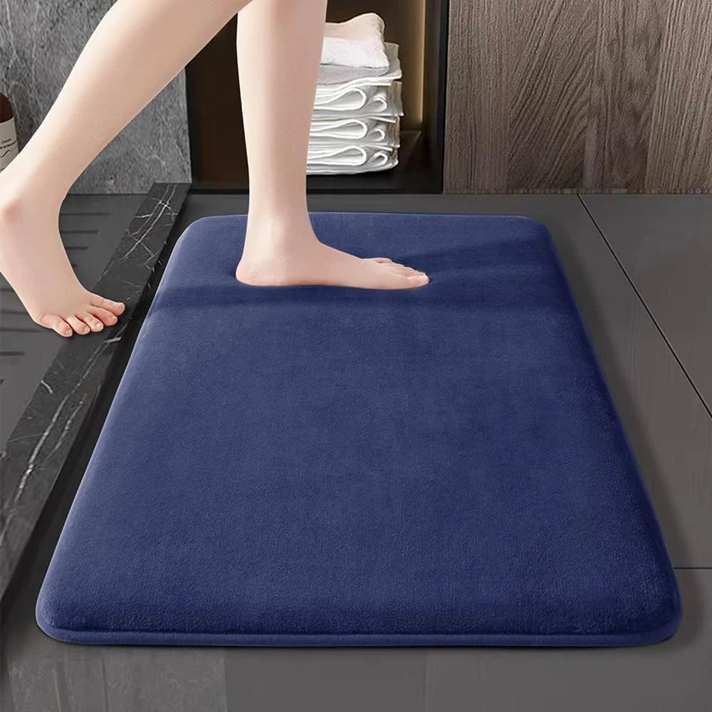 Luxury Coral Velvet Bath Mat™