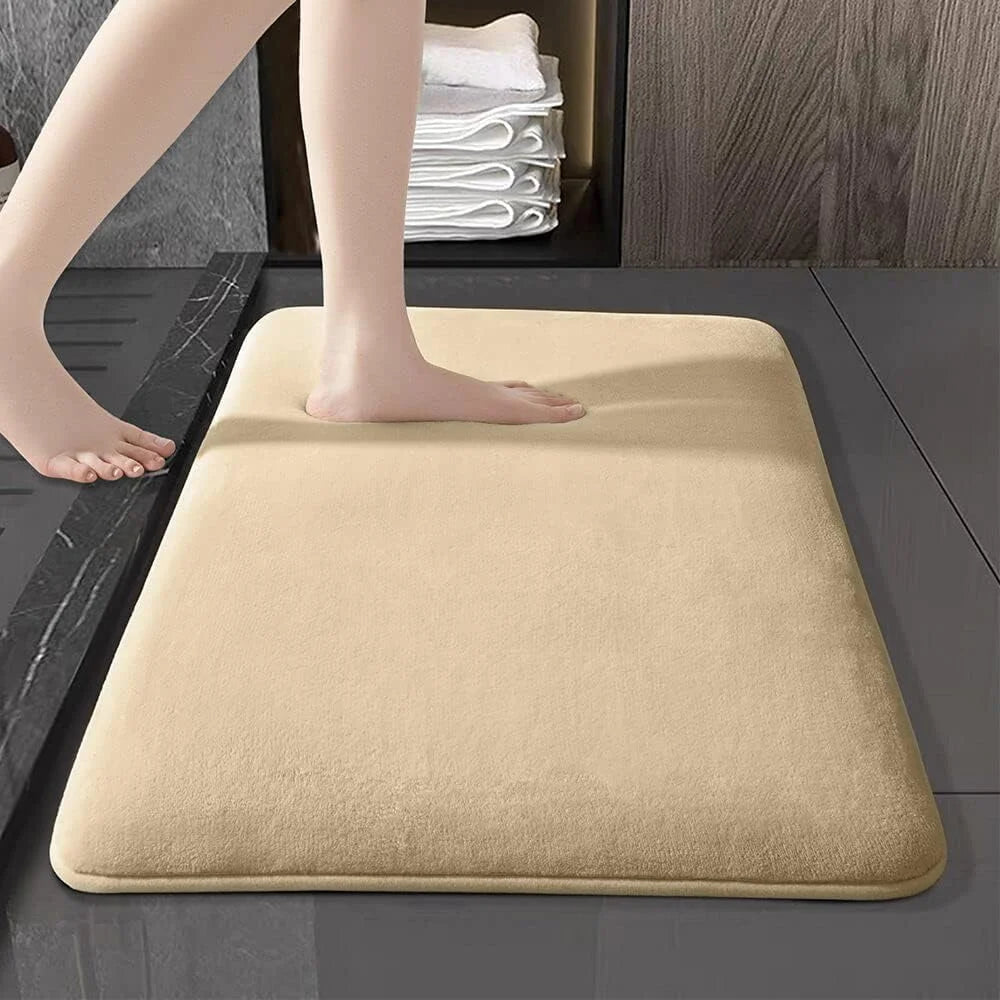 Luxury Coral Velvet Bath Mat™