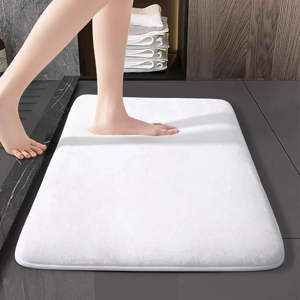 Luxury Coral Velvet Bath Mat™