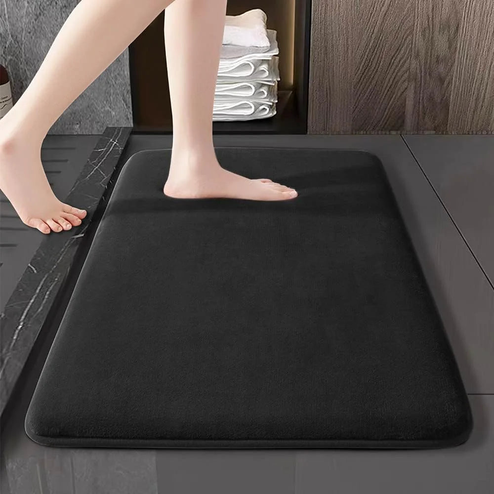 Luxury Coral Velvet Bath Mat™