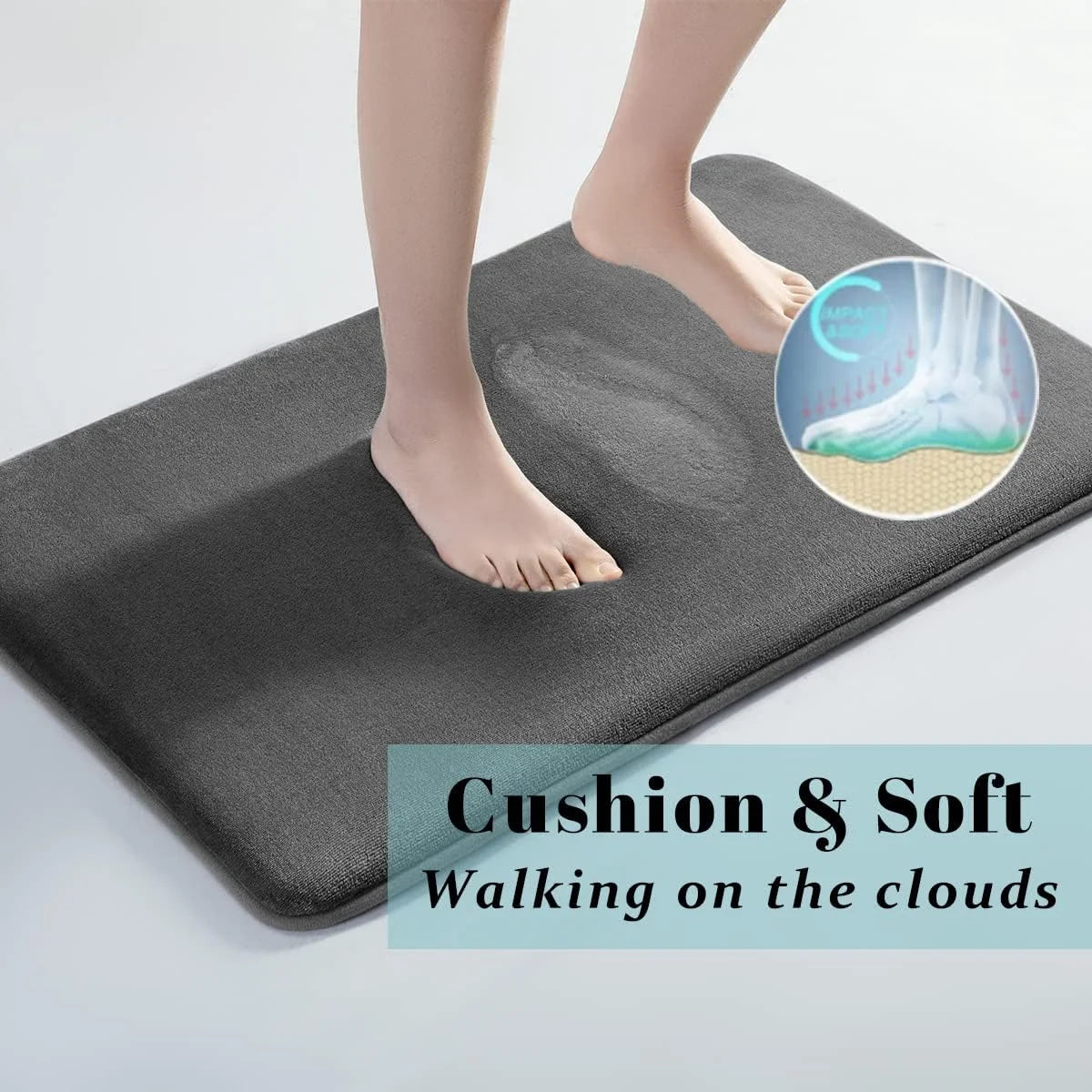 Luxury Coral Velvet Bath Mat™